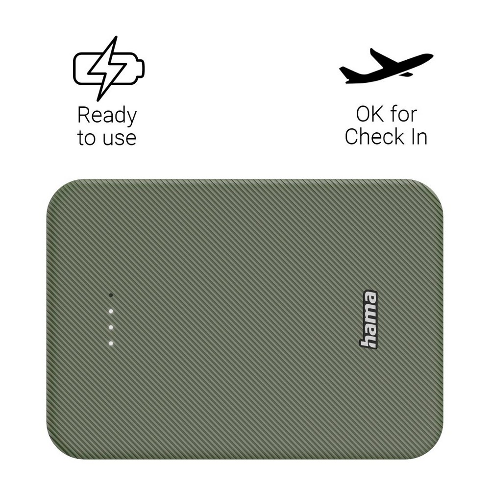 Power bank 10000 mAh Hama Power Pack Zielony VH023-06 (3)