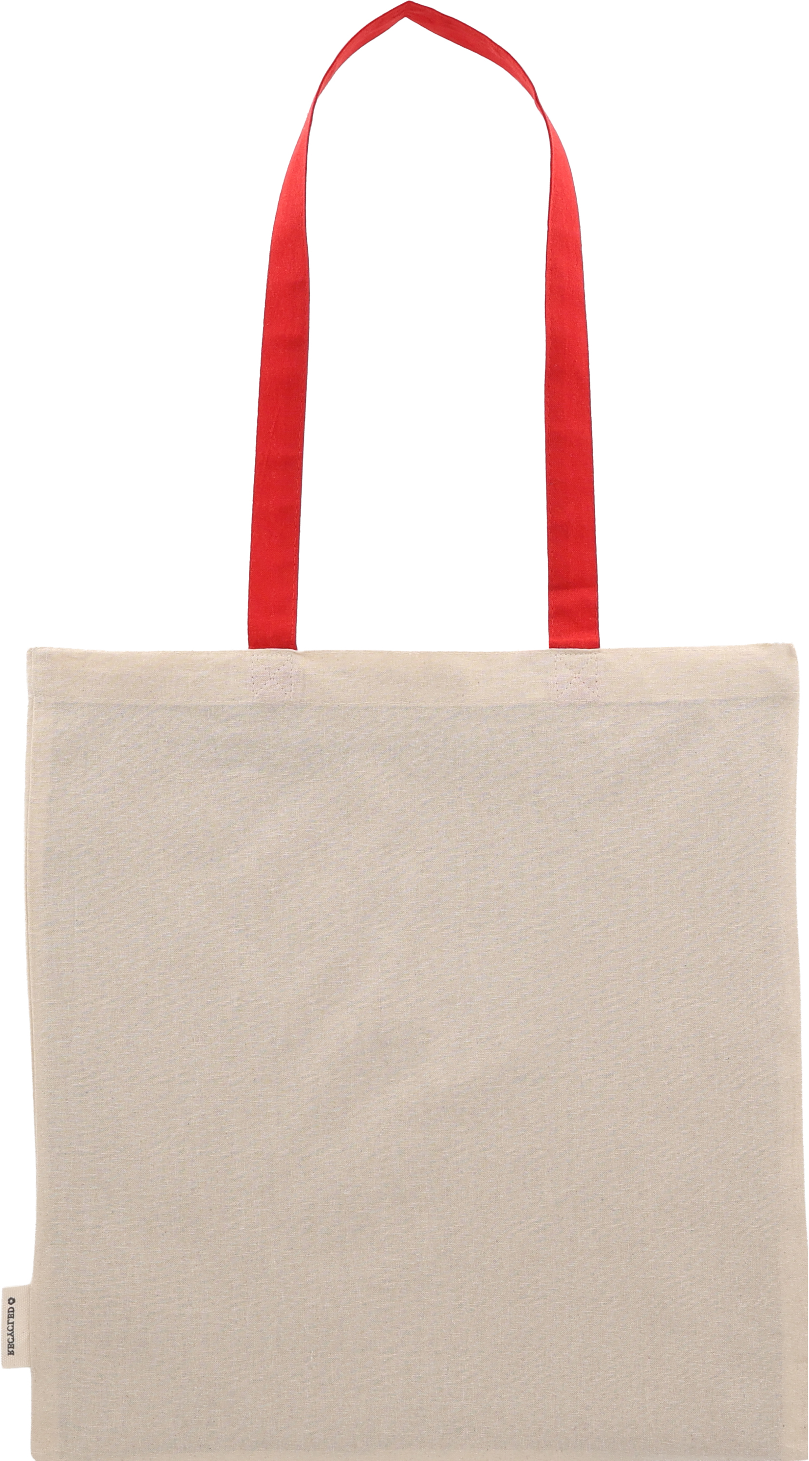 Torba bawełniana z długimi uszami, z recyklingu 140g/m2 CAMBRIDGE Czerwony 545405 