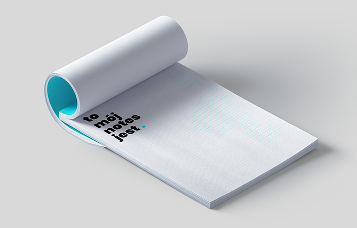 Gadżet reklamowy - 100x Klejony notes A5 z wyrywanymi kartkami