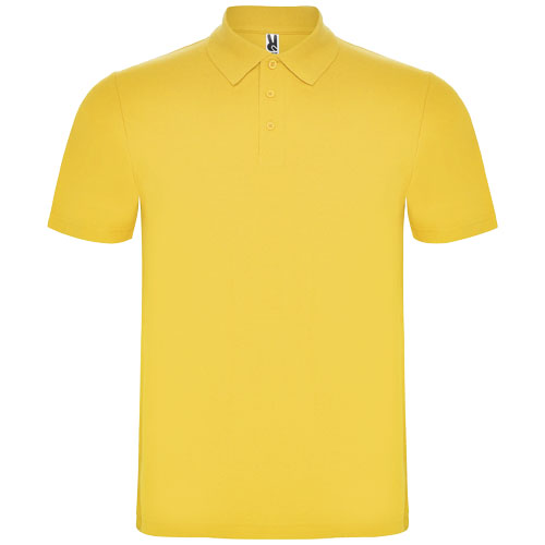 Austral koszulka polo unisex z krótkim rękawem Żółty R66321B1 
