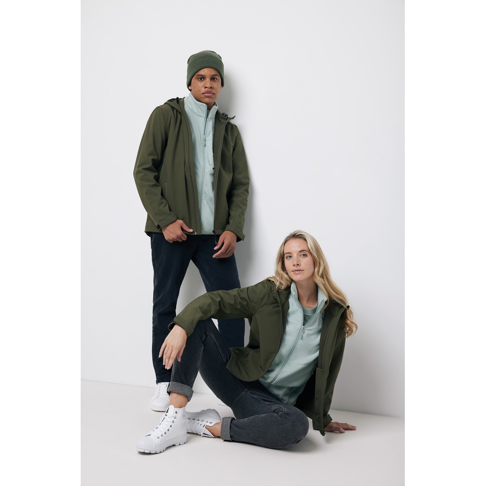 Męska kurtka softshell Iqoniq Makalu AWARE™ Khaki T1700.020.L (3)