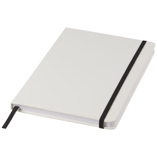Biały notes A5 Spectrum z kolorowym paskiem Biały-Czarny 10713500 