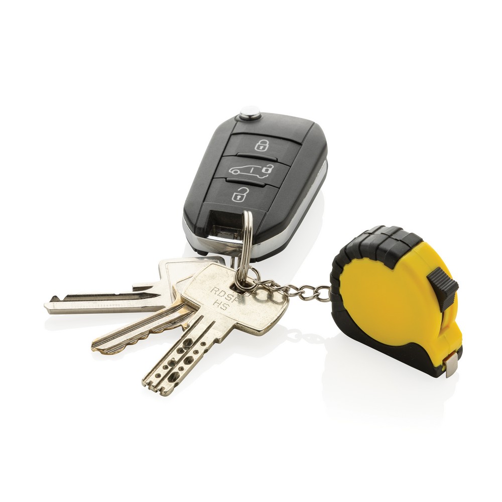 Brelok do kluczy, miara 1 m żółty P191.7306 (2)