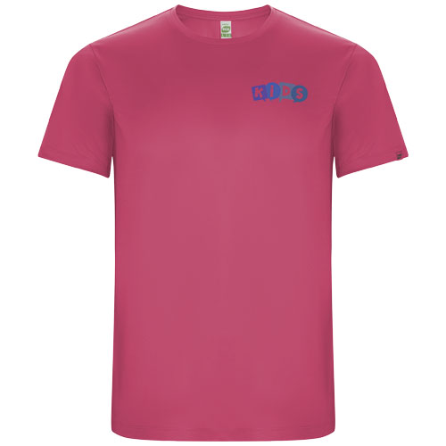 Imola sportowa koszulka dziecięca z krótkim rękawem Pink Fluor K04274PD (1)
