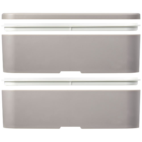 MIYO Renew dwuczęściowy lunchbox Kamienny szary-Kamienny szary-Biały 21018282 (5)
