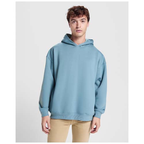 Bluza z kapturem Otto, styl oversize, unisex Stone Grey R6702E80 (7)