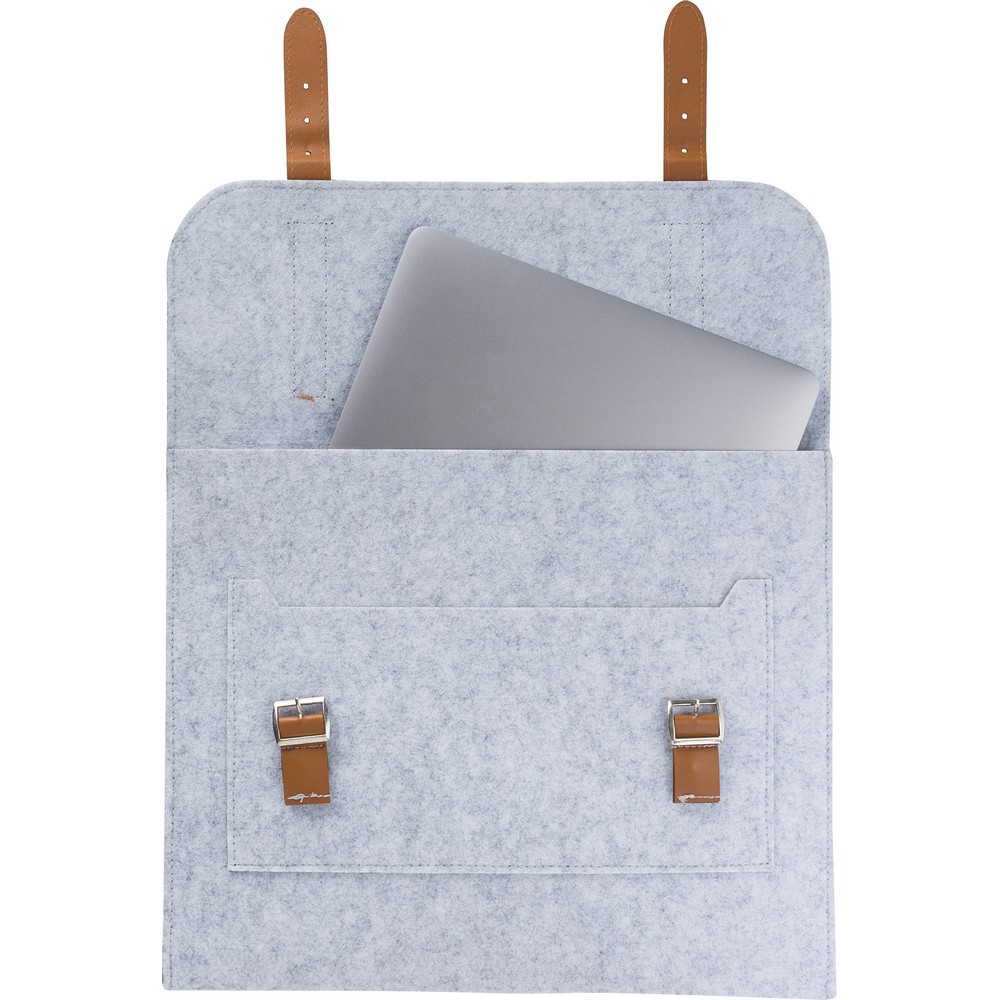Torba na laptopa 14" z filcu RPET Szary V1252-19 (2)
