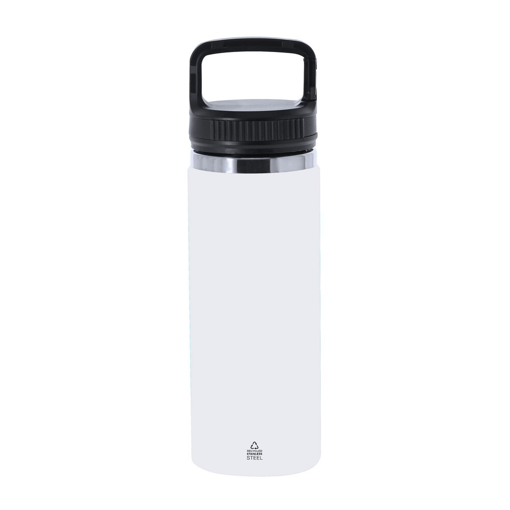 Gadżet reklamowy - Butelka termiczna 550 ml ze stali nierdzewnej z recyklingu