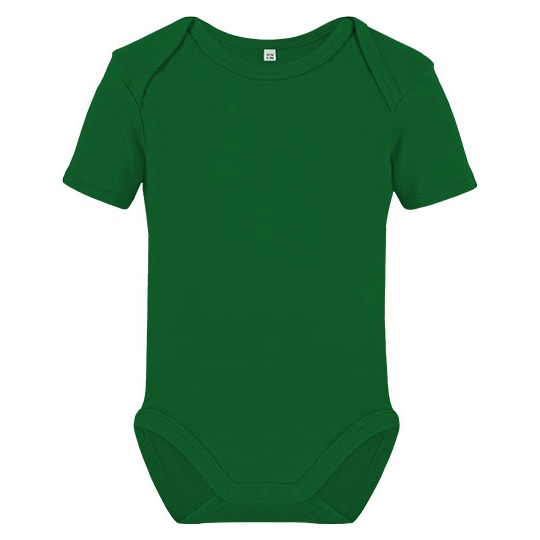 Body Niemowlęce Krótki Rękaw Bawełna Organiczna Kelly Green X11120-599056 