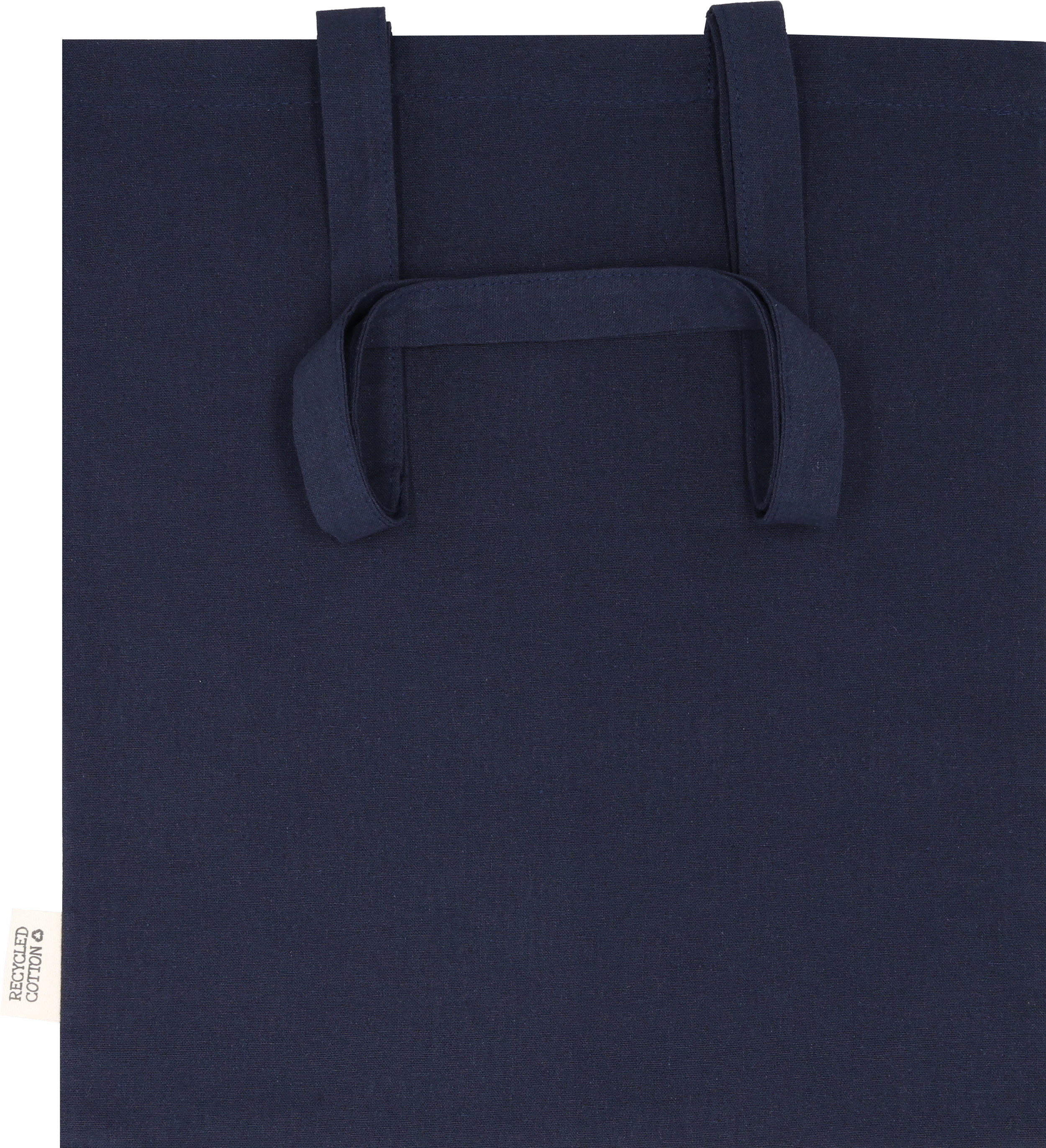 Torba bawełniana z długimi uszami 180g/m2 z materiałów z recyklingu GLEN Granatowy 6469844 (2)