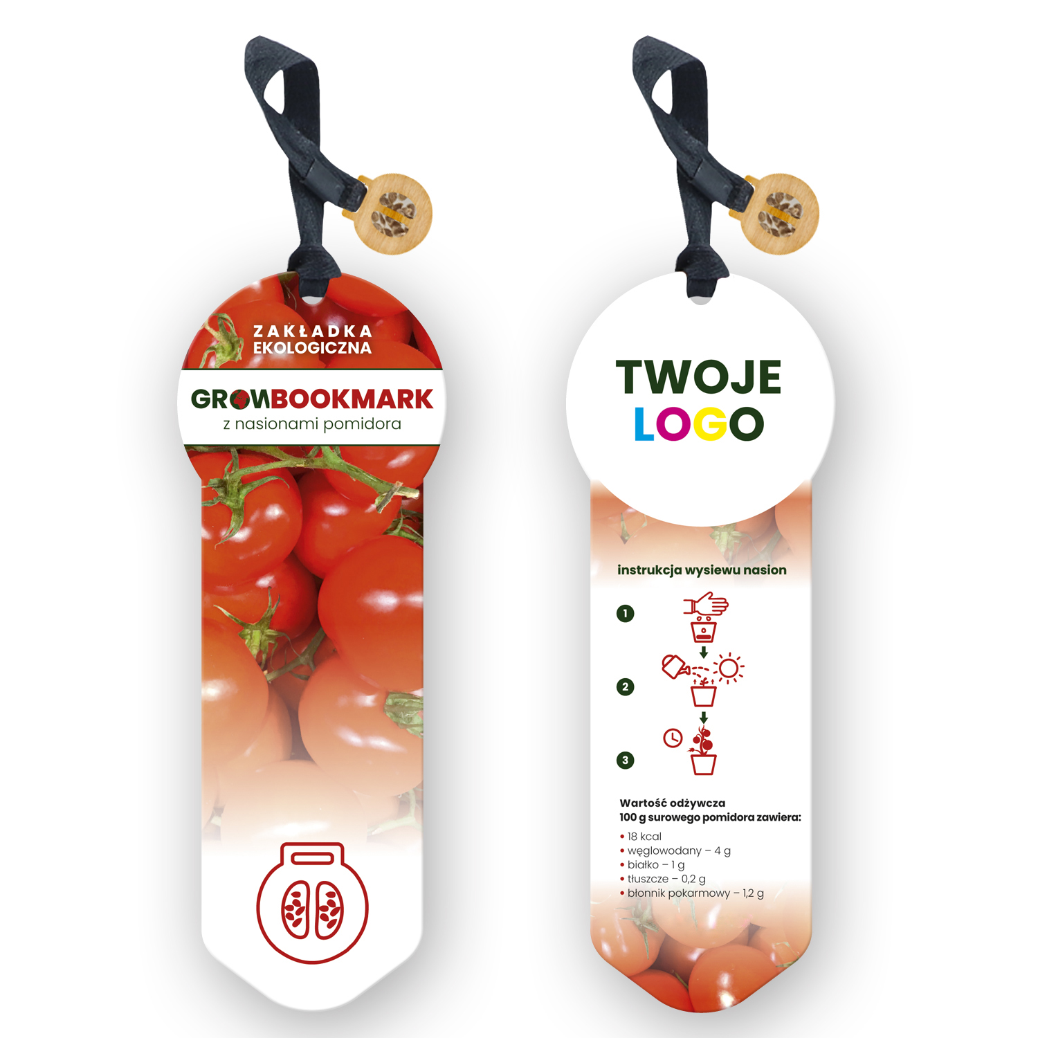 Gadżet reklamowy - 50x GrowBookmark