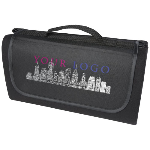 Salvie koc piknikowy z tworzyw sztucznych pochodzących z recyklingu Czarny 11329490 (1)