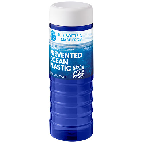 H2O Active® Eco Treble 750 ml screw cap water bottle  Niebieski-Biały 21048103 (1)