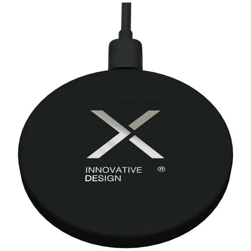SCX.design W37 wyjątkowo smukła bezprzewodowa ładowarka indukcyjna o mocy 15 W wykonana z aluminium pochodzącego z recyklingu Czarny 1PX20490 