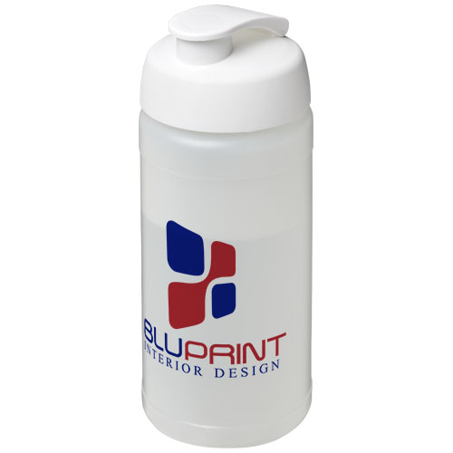 Bidon Baseline® Plus o pojemności 500 ml z wieczkiem zaciskowym Przezroczysty-Biały 21006816 (1)