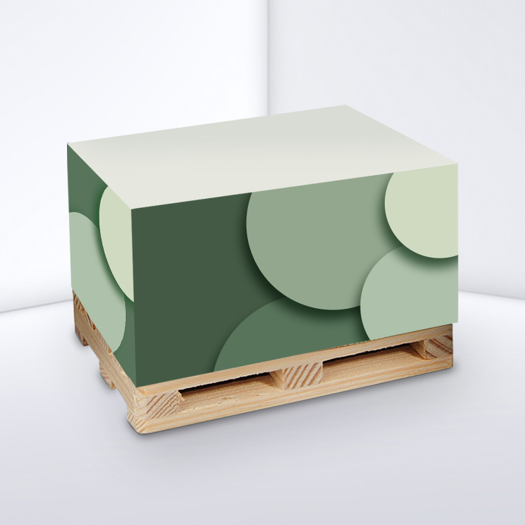 Gadżet reklamowy - 200x Eco bloczek na paletce