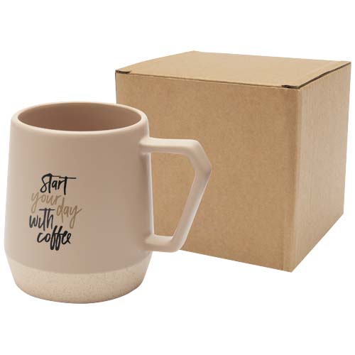 Dolce kubek ceramiczny o pojemności 300 ml z matowym wykończeniem Owsianka 10085507 (1)
