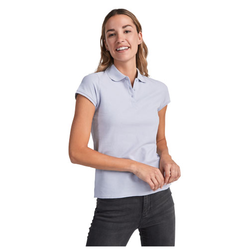 Star koszulka damska polo z krótkim rękawem Żółty R66341B1 (3)