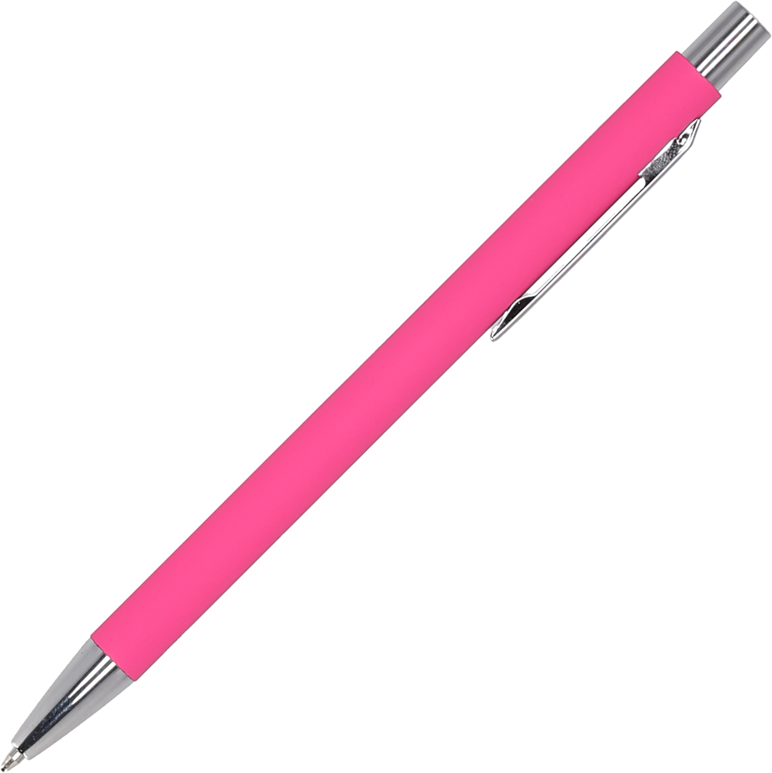Długopis metalowy soft touch GIORGIO Różowy 1368011 (2)