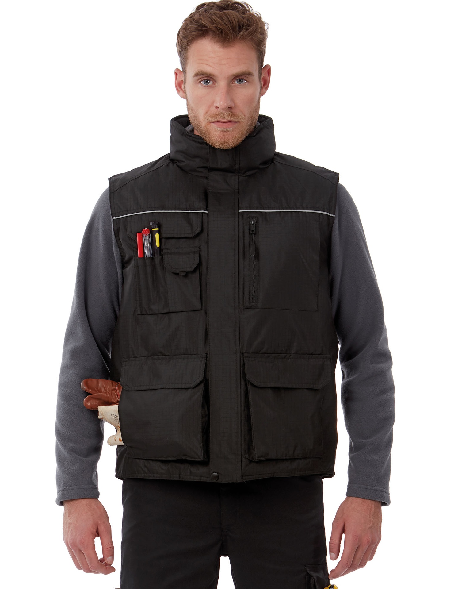 Kamizelka Robocza Wodoodporna Ripstop Dark Grey (Solid) BCJUC40-1116149 