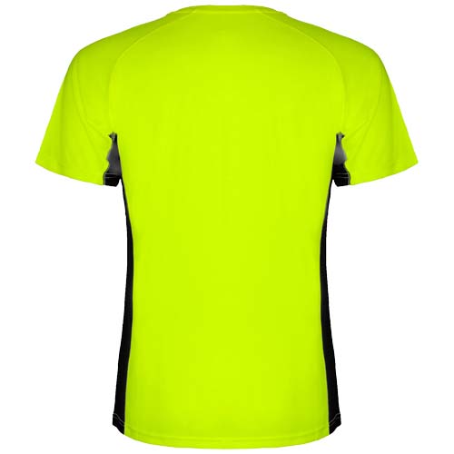 Shanghai sportowa koszulka męska z krótkim rękawem Fluorescencyjna zieleń-Czarny R65959G1 (2)