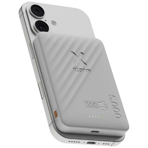Xtorm Go2 powerbank o mocy 15 W i pojemności 5000 mAh z szybkim ładowaniem Biały 12460201 (1)