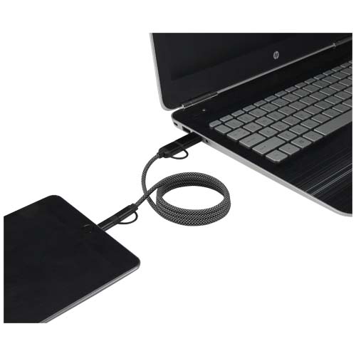 SMART 65 W, magnetyczny kabel ładujący 5 w 1, długość 100 cm, certyfikowany zgodnie ze standardem RCS  Czarny 12449590 (4)