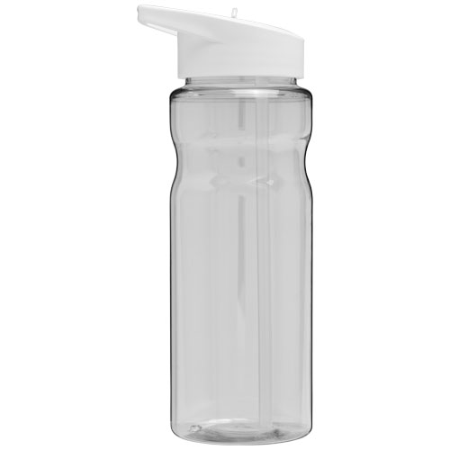 Bidon H2O Base® o pojemności 650 ml z wieczkiem z słomką Przezroczysty-Biały 21004907 (3)