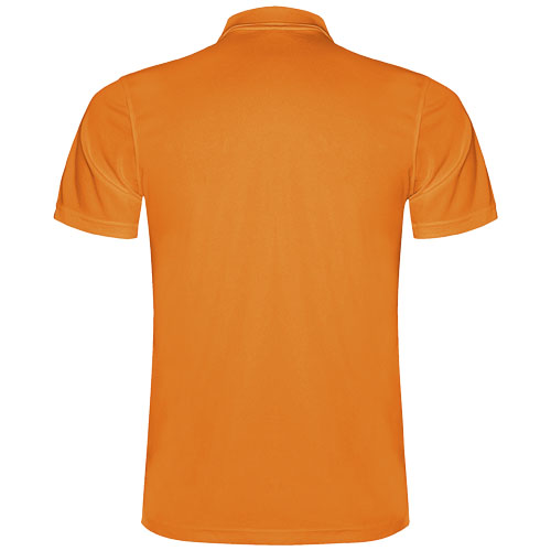 Monzha sportowa koszulka dziecięca polo z krótkim rękawem Fluorescencyjna pomarańcz K04043LH (2)