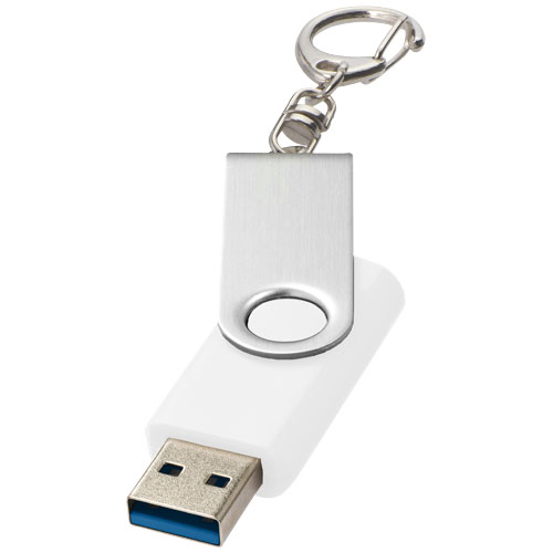 Rotate pendrive wyposażony w interfejs USB 3.0 z łańcuchem do kluczy Biały 1Z50701K 