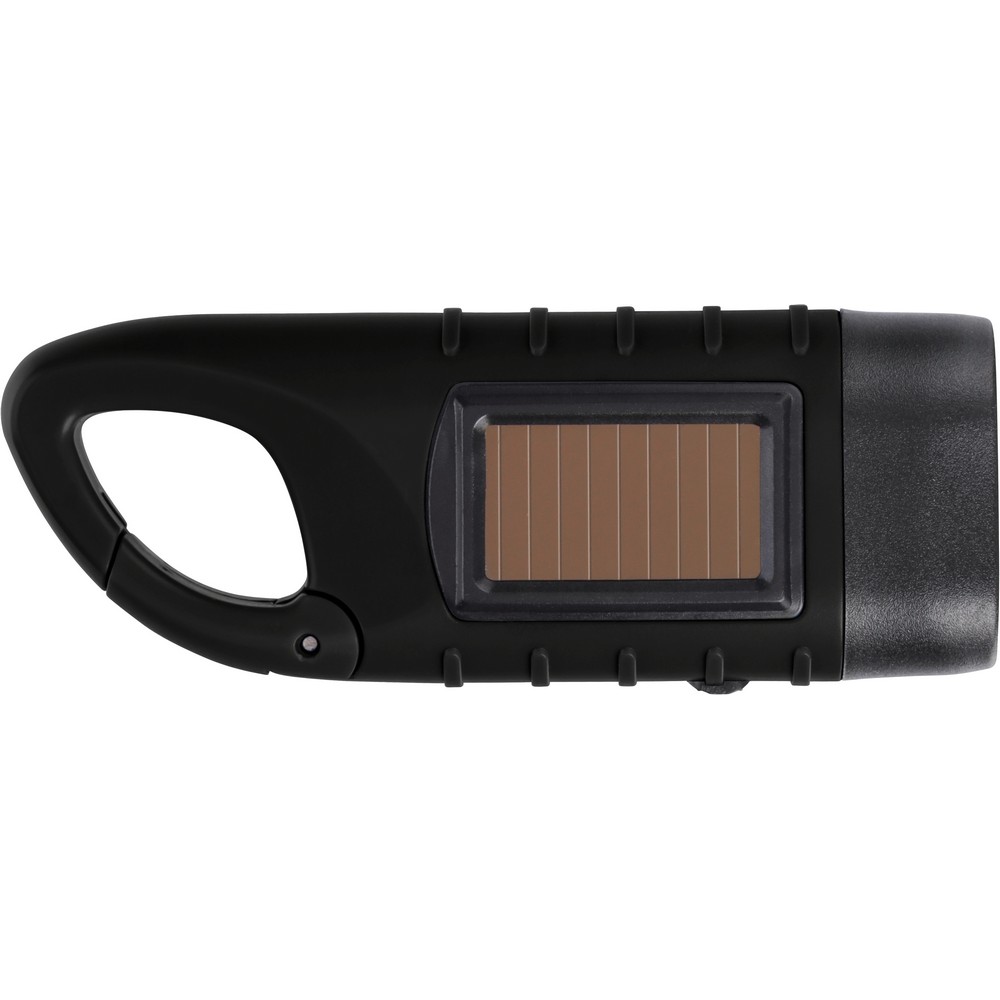 Latarka solarna, lampka LED Czarny VB346-03 (8)