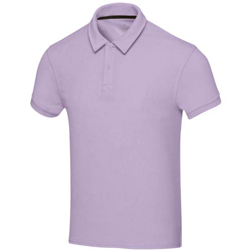 Koszulka polo Akoya, unisex, z materiału frotte z recyklingu  Liliowy 37544350 