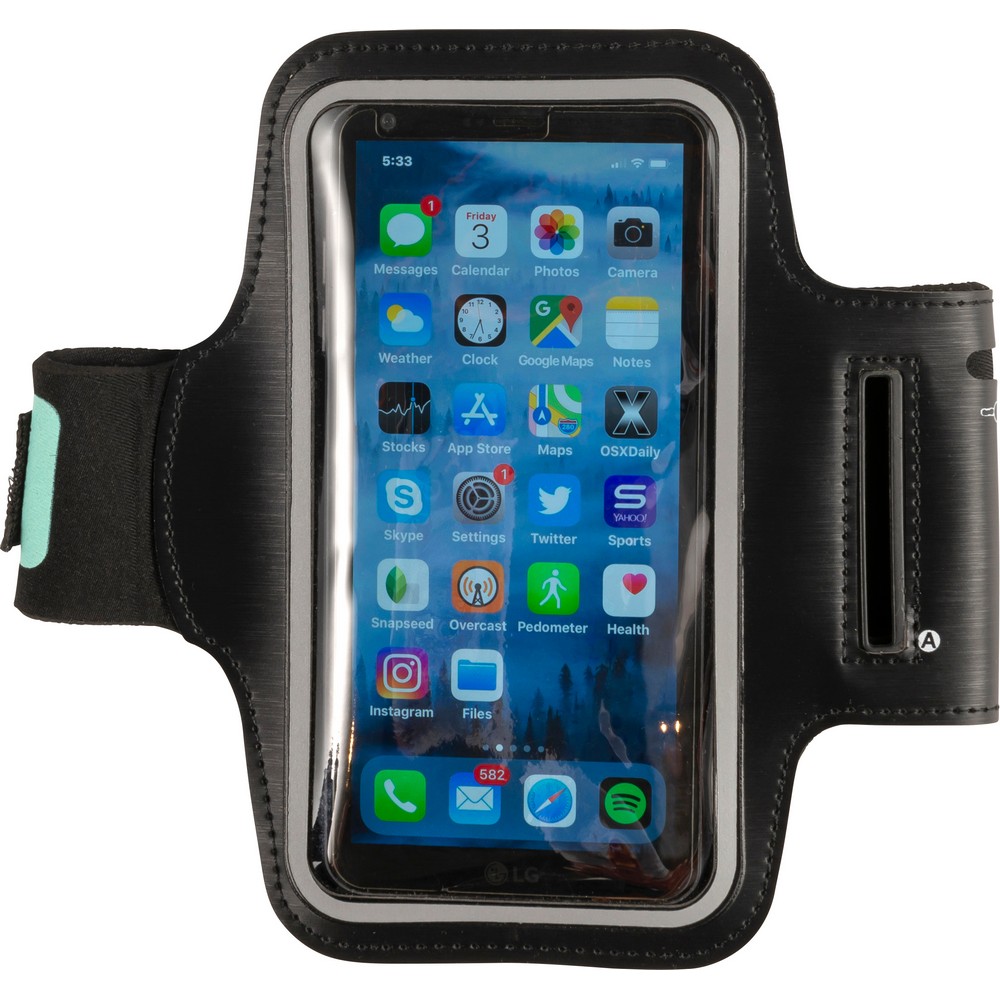 Opaska na ramię, etui na telefon Czarny V7336-03 (5)