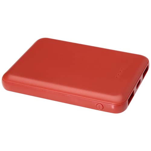 Asama powerbank o pojemności 5000 mAh Type-C z tworzyw sztucznych pochodzących z recyklingu Ceglasty 12438332 