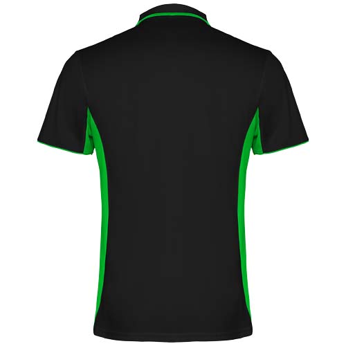Montmelo koszulka polo unisex z krótkim rękawem Czarny-Limonkowy R04218P1 (2)