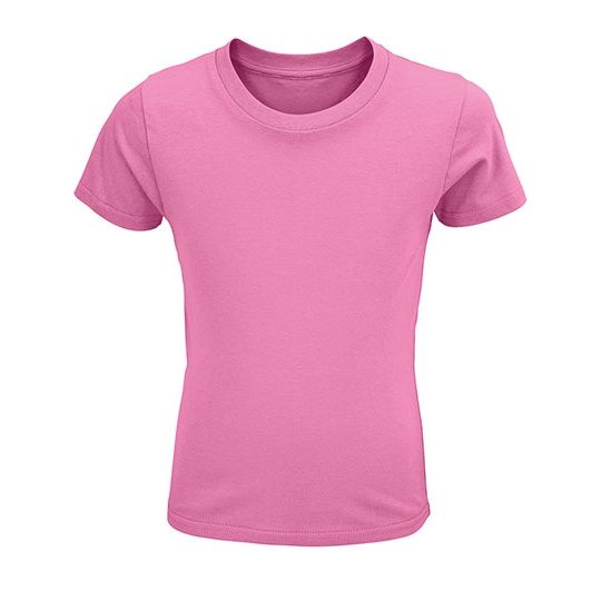 T-shirt Dziecięcy Krótki Rękaw Bawełna Organiczna Orchid Pink L03580-544983 