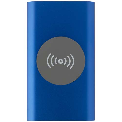 Juice bezprzewodowy powerbank o pojemności 4000 mAh Type-C z aluminium pochodzącego z recyklingu  Królewski niebieski 12438453 (3)