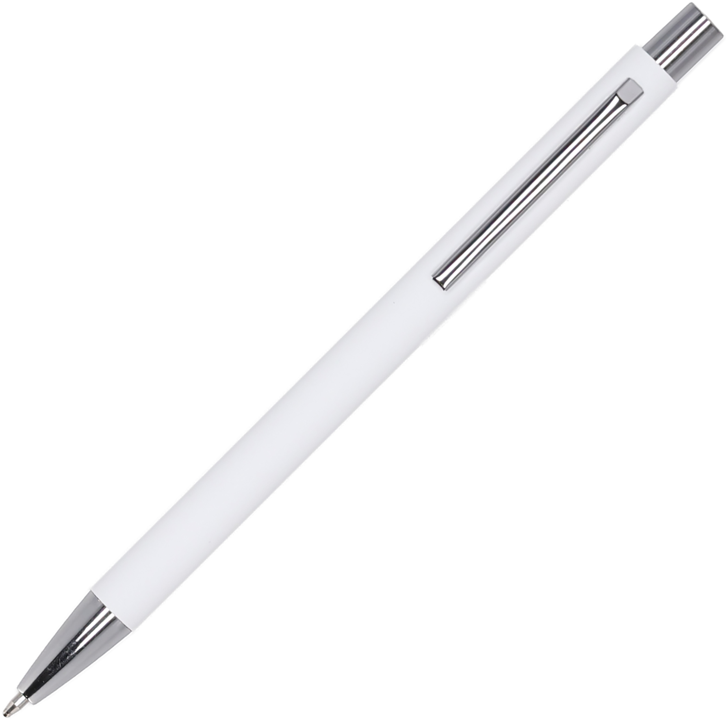 Długopis metalowy soft touch GIORGIO Biały 1368006 (4)