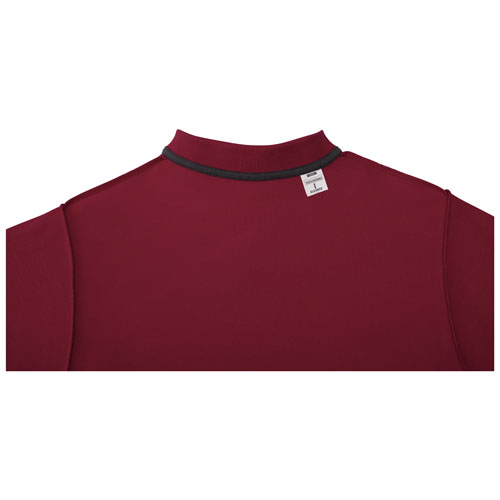 Helios - koszulka męska polo z krótkim rękawem Bordo 38106240 (4)