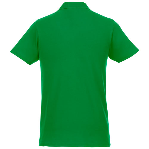 Helios - koszulka męska polo z krótkim rękawem Zielona paproć 38106690 (3)