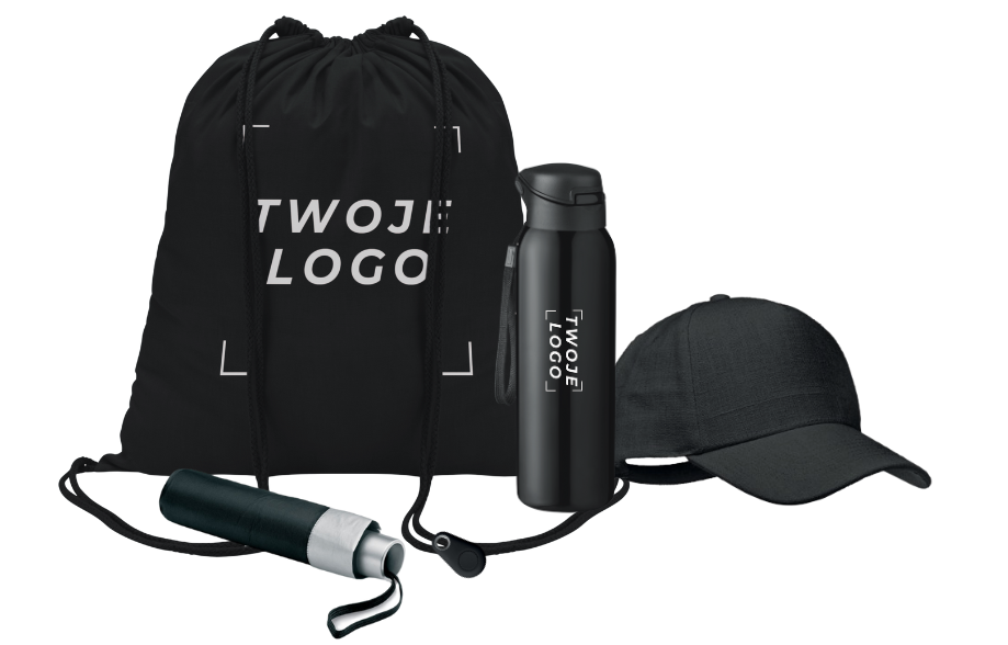 Gadżet reklamowy - 20x Zestaw gadżetów Black Is The Color