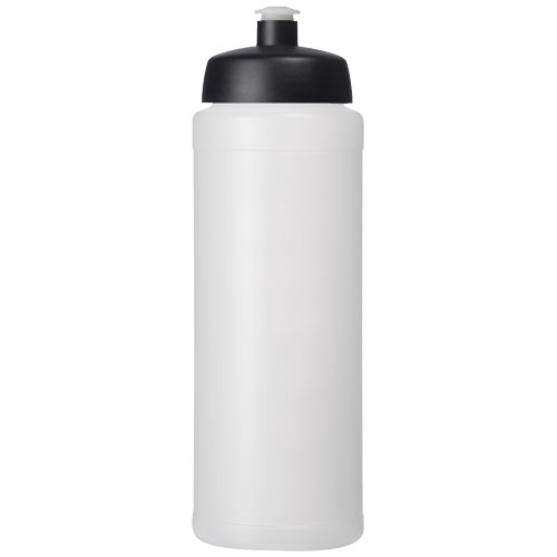 Bidon Baseline® Plus o pojemności 750 ml ze sportowym wieczkiem i uchwytem Przezroczysty-Czarny 21068915 (2)