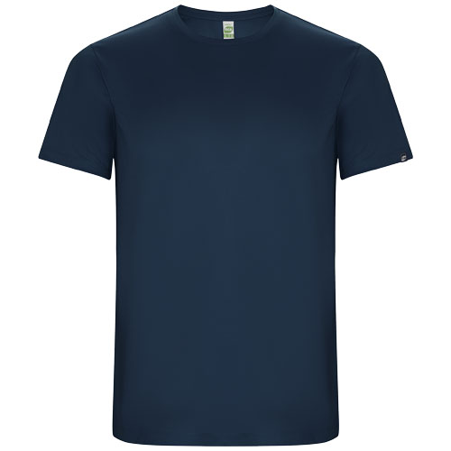 Imola sportowa koszulka męska z krótkim rękawem Granatowy R04271R1 