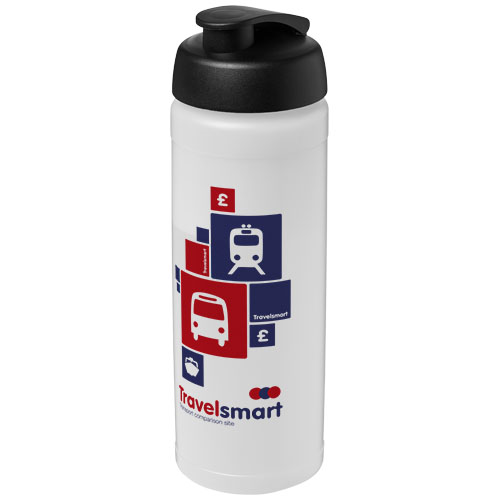 Bidon Baseline® Plus o pojemności 750 ml z wieczkiem zaciskowym Przezroczysty-Czarny 21007015 (1)