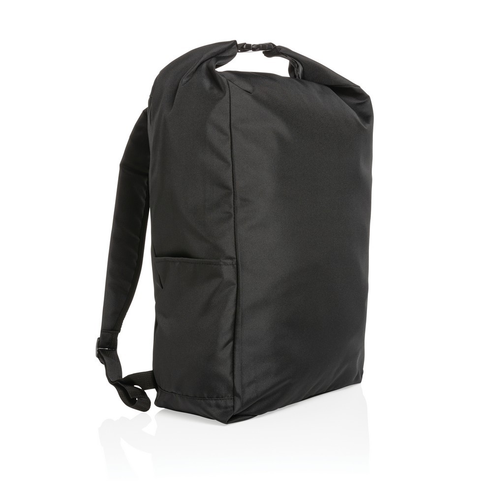 Zwijany plecak AWARE™ RPET Czarny P762.751 (7)
