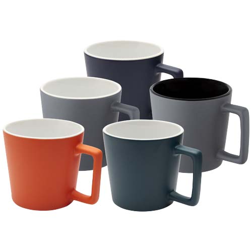 Cali Kubek ceramiczny o pojemności 370 ml z matowym wykończeniem Granatowy 10090055 (6)
