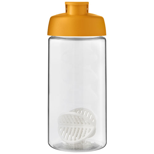 Shaker H2O Active Bop o pojemności 500ml Pomarańczowy-Przezroczysty 21070431 (2)