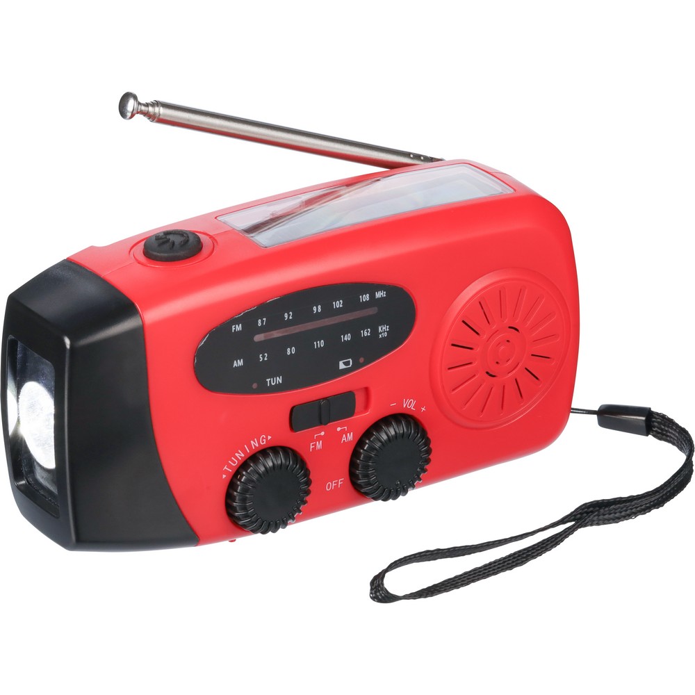 Radio survivalowe Czerwony VB348-05 