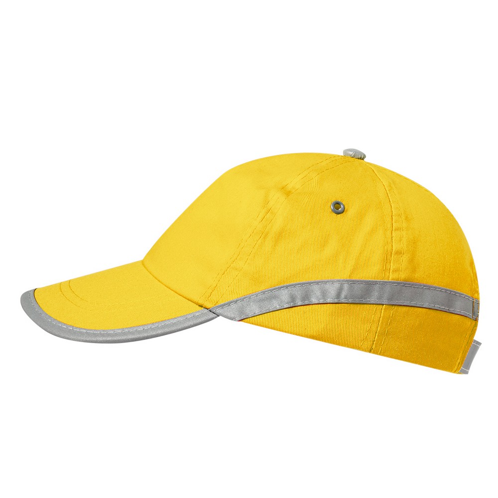 Czapka z daszkiem żółty V7050-08 (9)