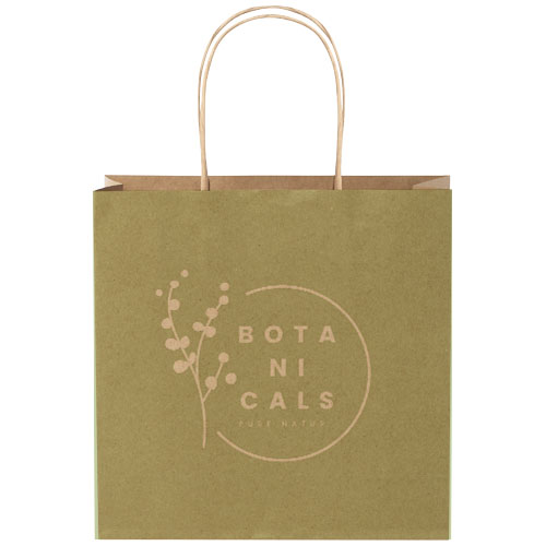 Torba z papieru Kraft ze skręconymi uchwytami – 24 x 9 x 24 cm Kraftowy brąz 1ZM00606 (1)